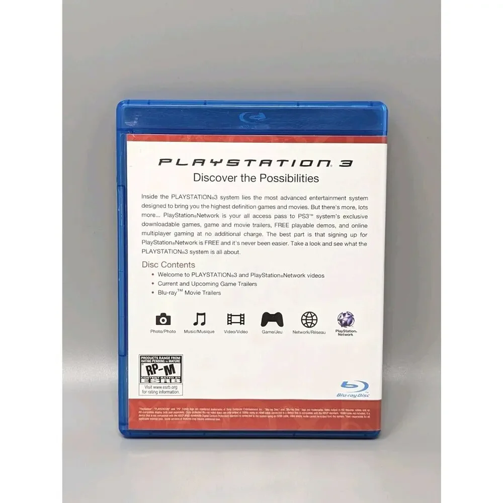 Welcome to Playstation 3 PS3 & Playstation Network Play Beyond Blu-ray Disc